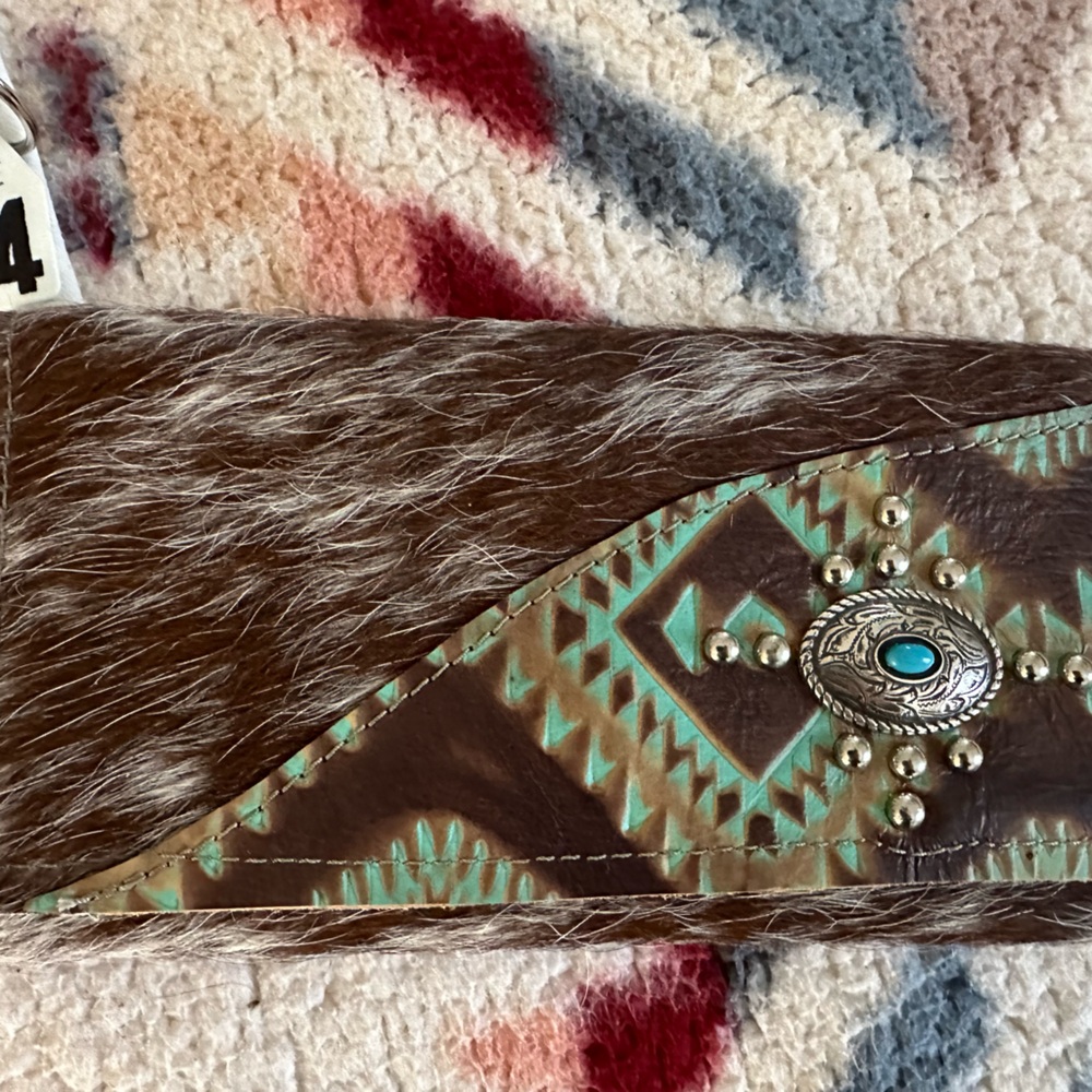 Brand new Holy Cow Couture three fold wallet